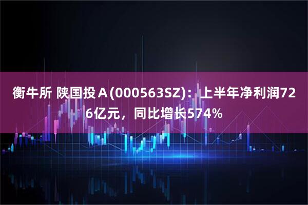衡牛所 陕国投Ａ(000563SZ)：上半年净利润726亿元，同比增长574%